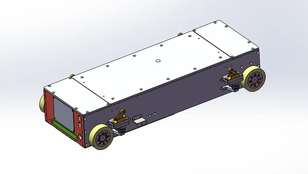 AGV 小车结构示意